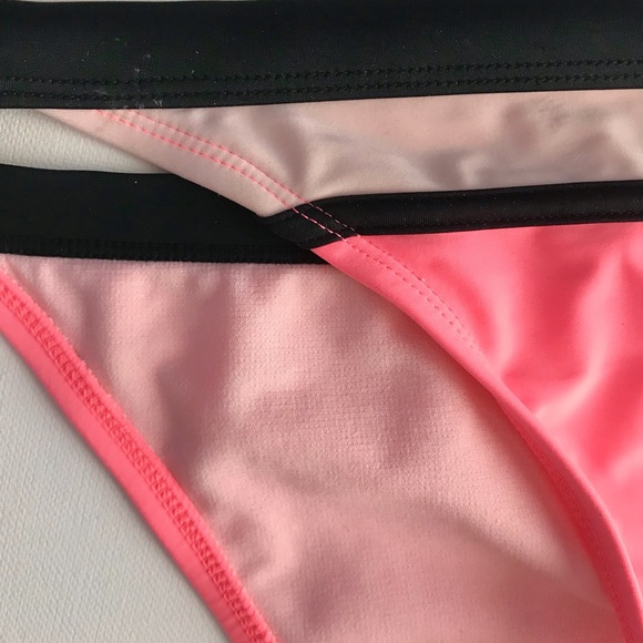 Pink Colorblock Bikini Set - Picture 2 of 5